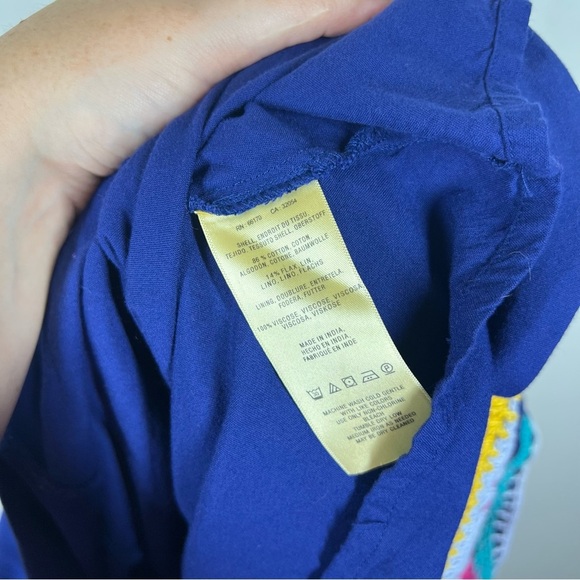 Anthropologie Akemi + Kin Crochet Trim Swing Dress Size Medium - Picture 12 of 12